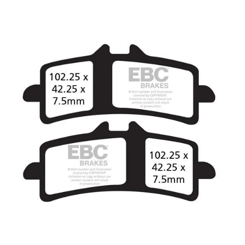 EBC FA447HH Fully Sintered Brake Pads - Front - 6KIOMPerformance Parts