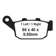 EBC FA496HH Fully Sintered Brake Pads - Rear - 6KIOMPerformance Parts