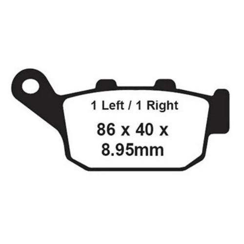 EBC FA496HH Fully Sintered Brake Pads - Rear - 6KIOMPerformance Parts
