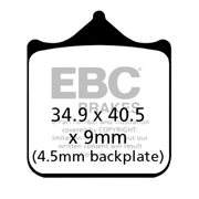 EBC FA604/4HH Fully Sintered Brake Pads - Front - 6KIOMPerformance Parts