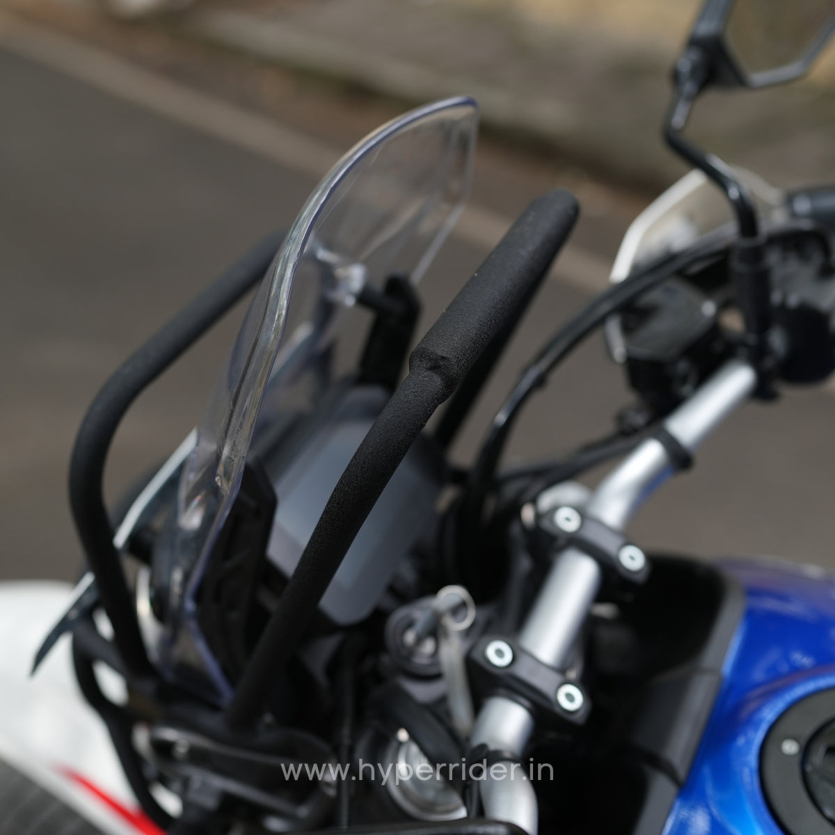 Hyperrider genuine accessories headlamp grill and GPS mount Xpulse 210