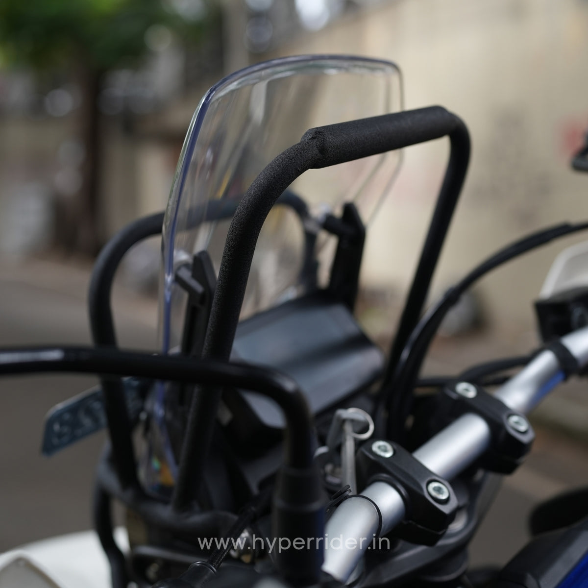 Hyperrider genuine accessories headlamp grill and GPS mount Xpulse 210