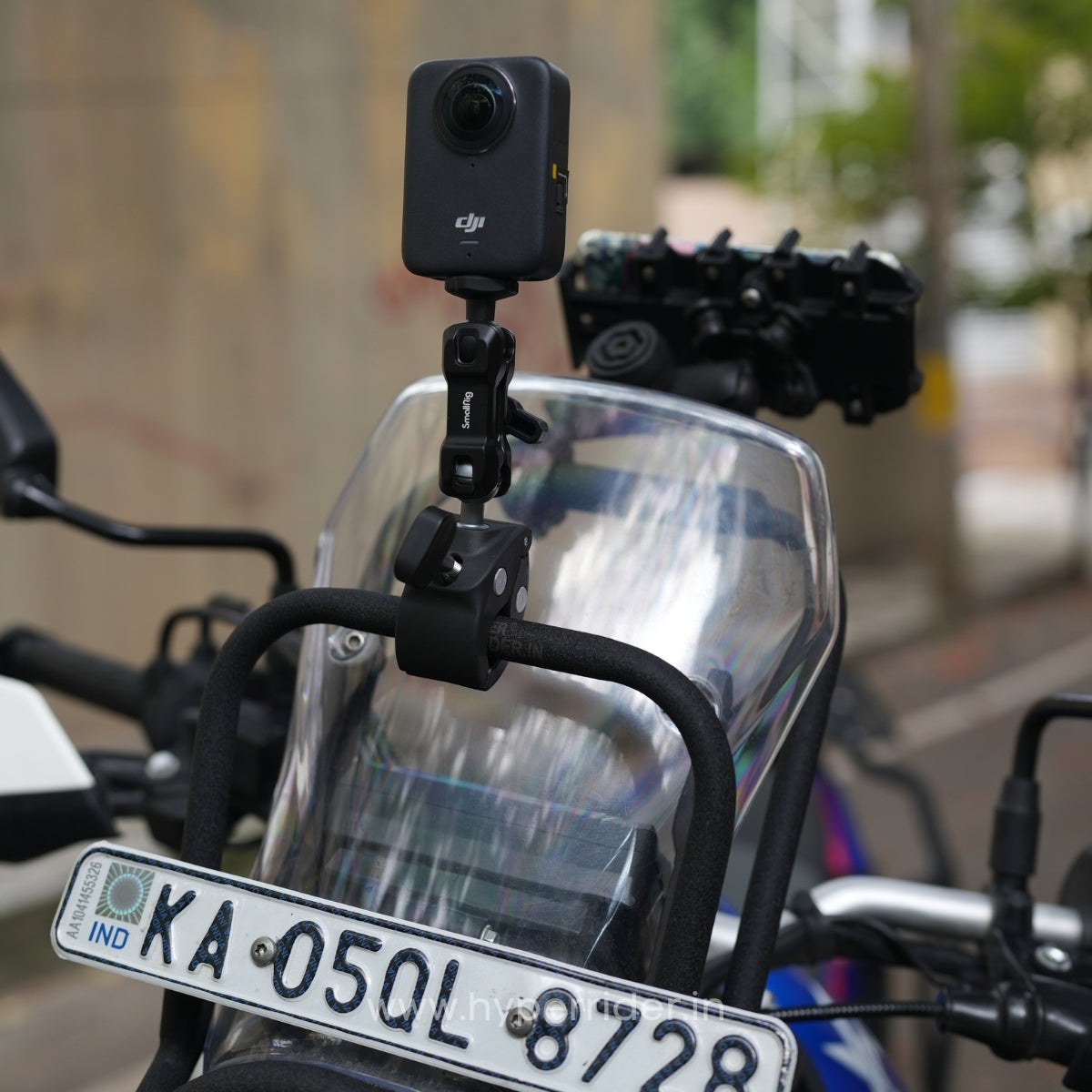 Hyperrider genuine accessories headlamp grill and GPS mount Xpulse 210