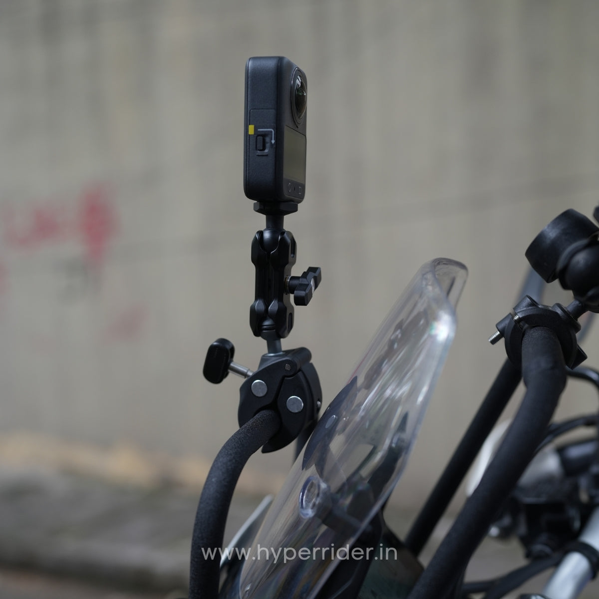 Heavy-duty headlamp grill with GPS holder for Hero Xpulse 210