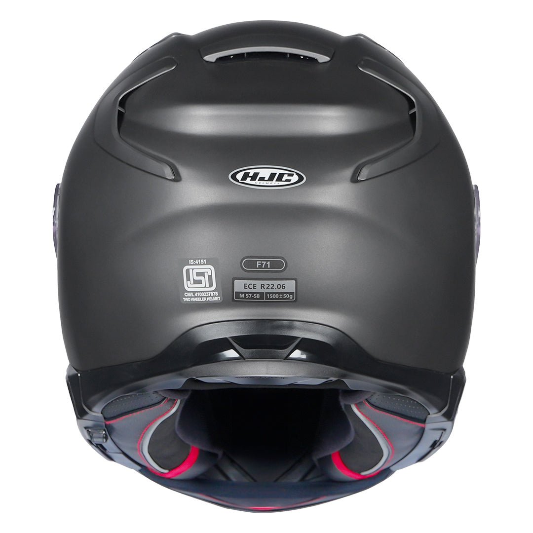 HJC F71 (F7X) Solid Full Face Helmet - 6KIOMHelmets
