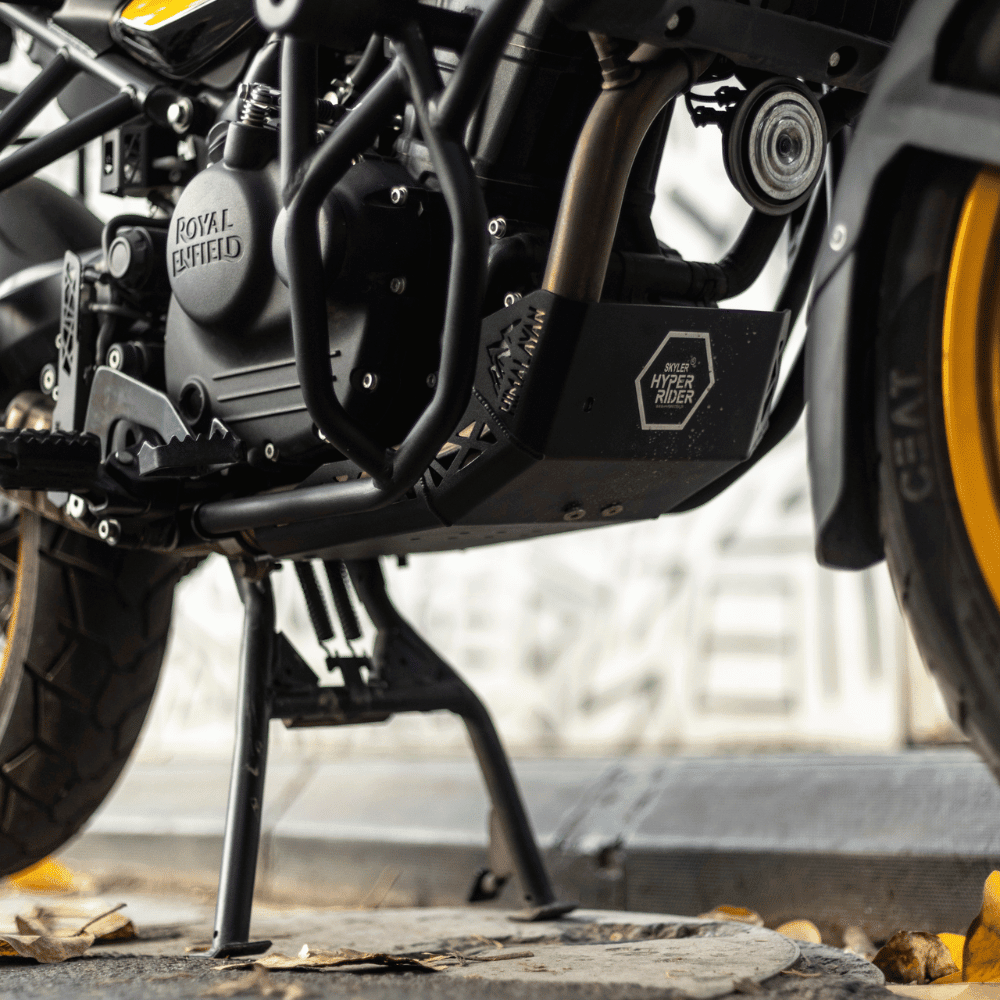 Hyperrider Aluminium Bash Plate – RE Himalayan 450 & Guerrilla 450 (Black) - 6KIOMBash Plate