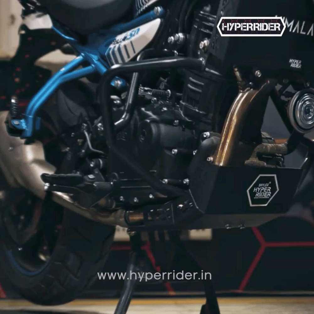 Hyperrider Aluminium Bash Plate – RE Himalayan 450 & Guerrilla 450 (Black) - 6KIOMBash Plate