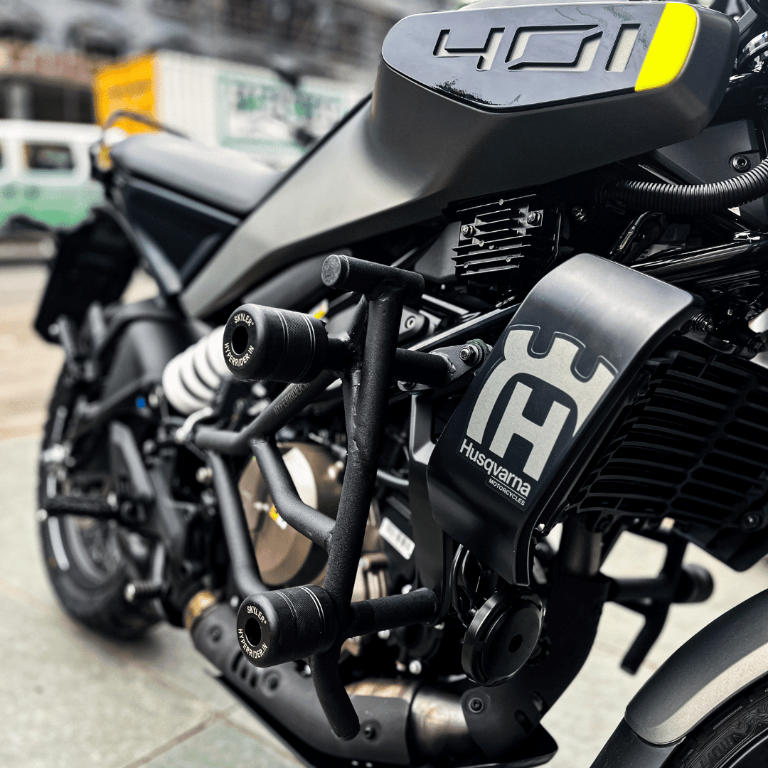 Hyperrider Crash Guard (Black) for KTM Duke Gen 3 & Husqvarna 250/401 (2024) - 6KIOMCrash Guard