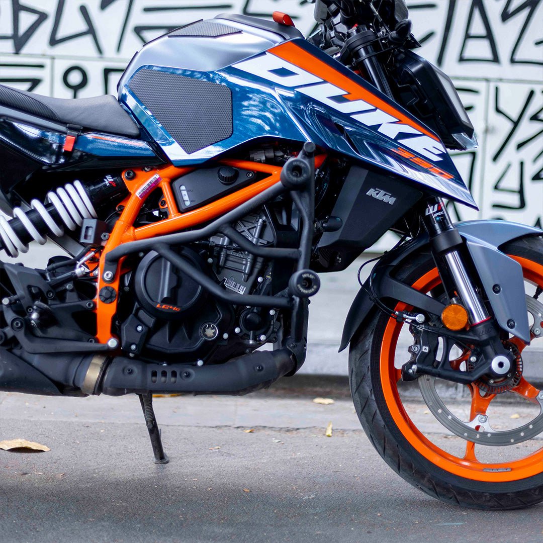 Hyperrider Crash Guard (Black) for KTM Duke Gen 3 & Husqvarna 250/401 (2024) - 6KIOMCrash Guard