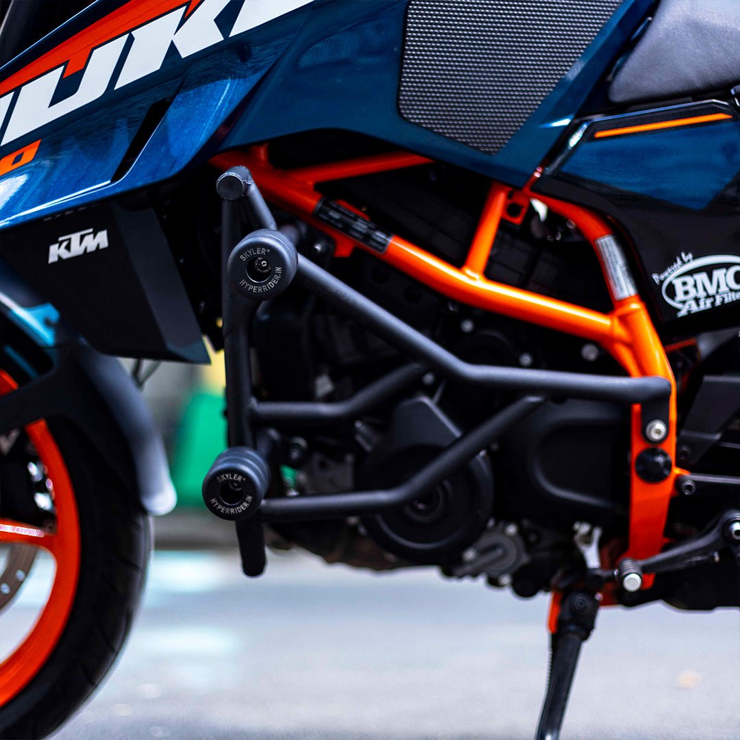 Hyperrider Crash Guard (Black) for KTM Duke Gen 3 & Husqvarna 250/401 (2024) - 6KIOMCrash Guard