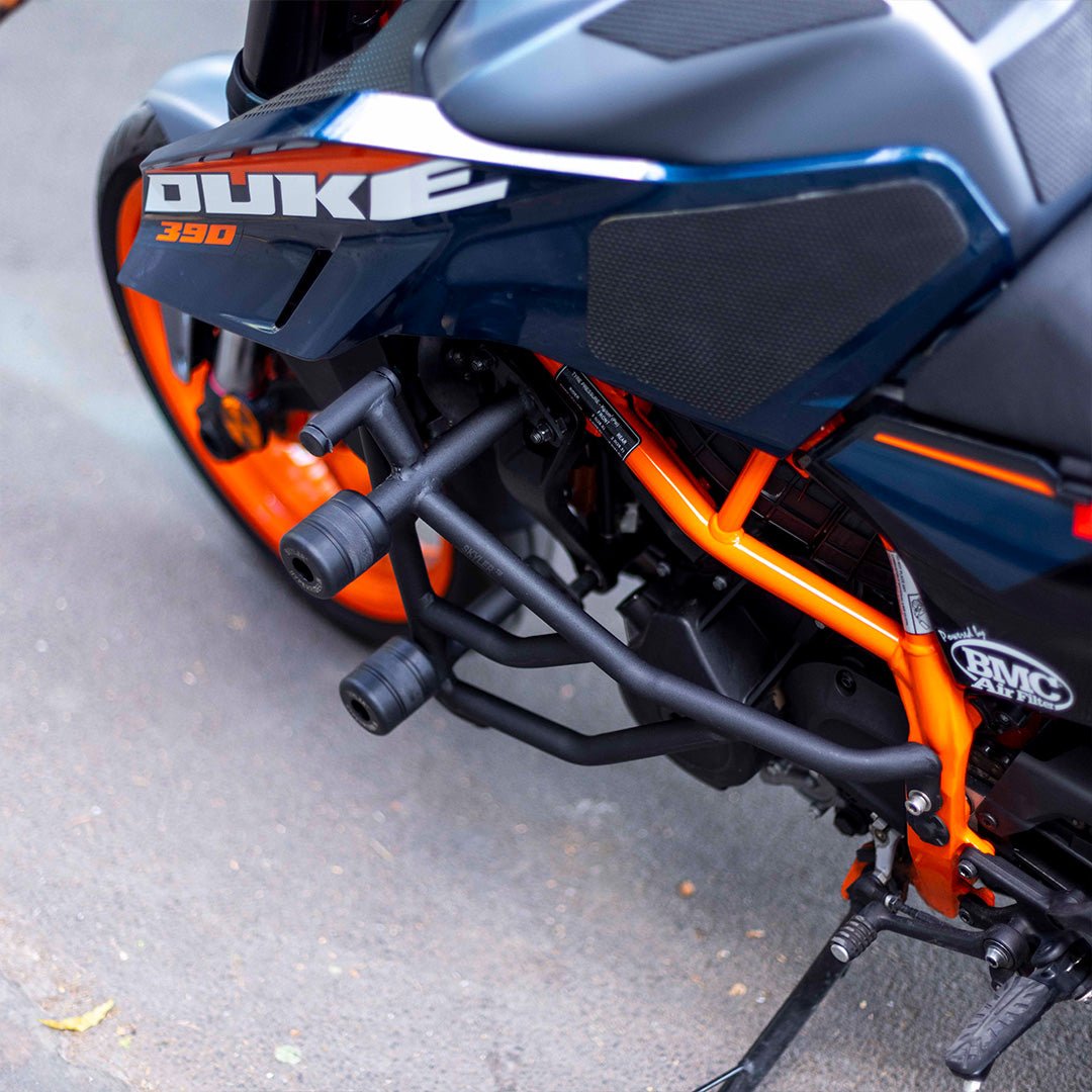 Hyperrider Crash Guard (Black) for KTM Duke Gen 3 & Husqvarna 250/401 (2024) - 6KIOMCrash Guard