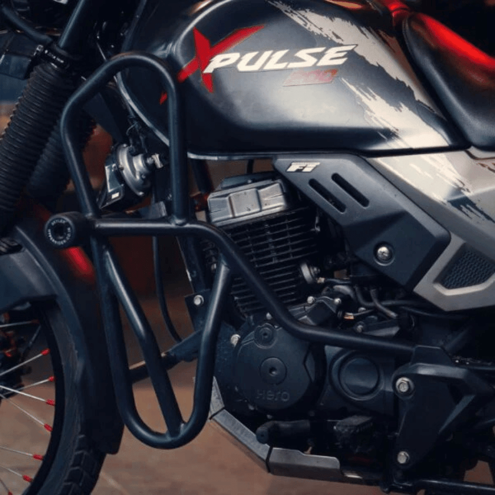 Hyperrider Crash Guard for Hero Xpulse 200 BS4 - 6KIOMCrash Guard