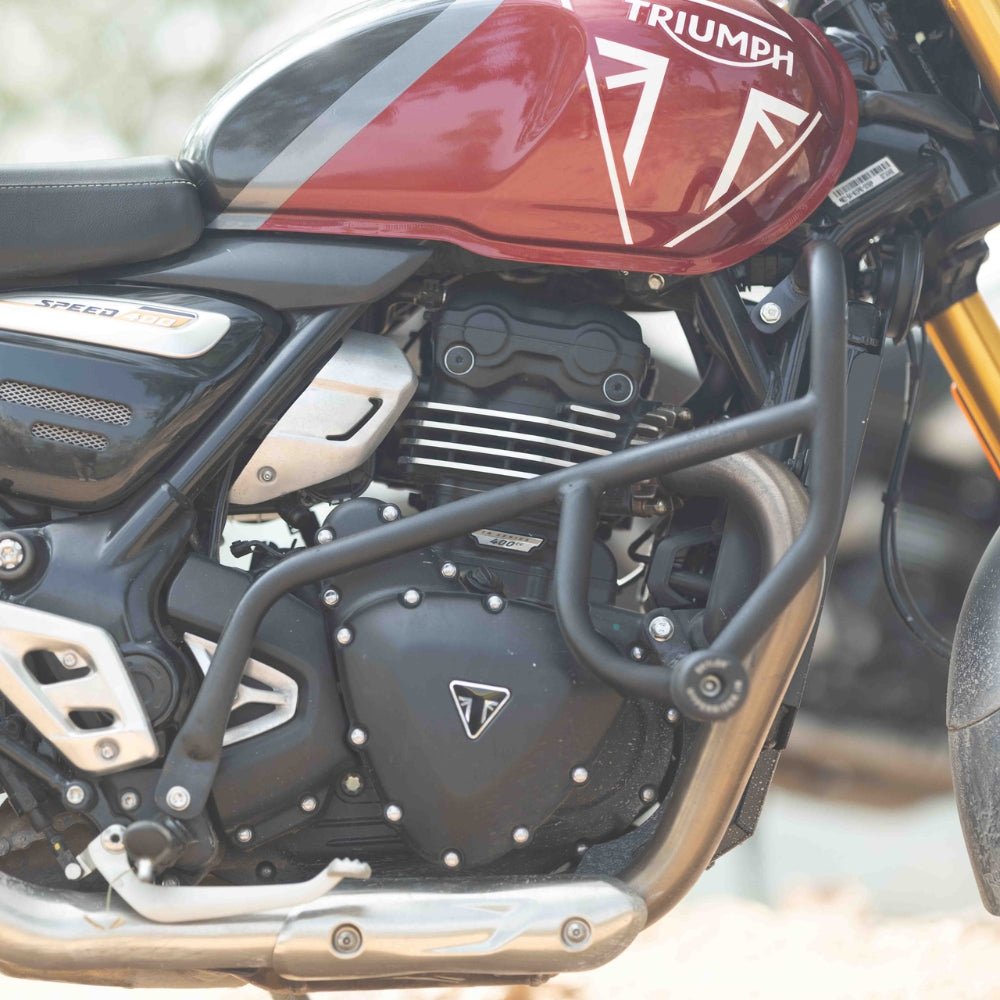 Hyperrider Crash Guard (Type 2) for Triumph Speed 400/Speed T4/Scrambler 400 X - 6KIOMCrash Guard