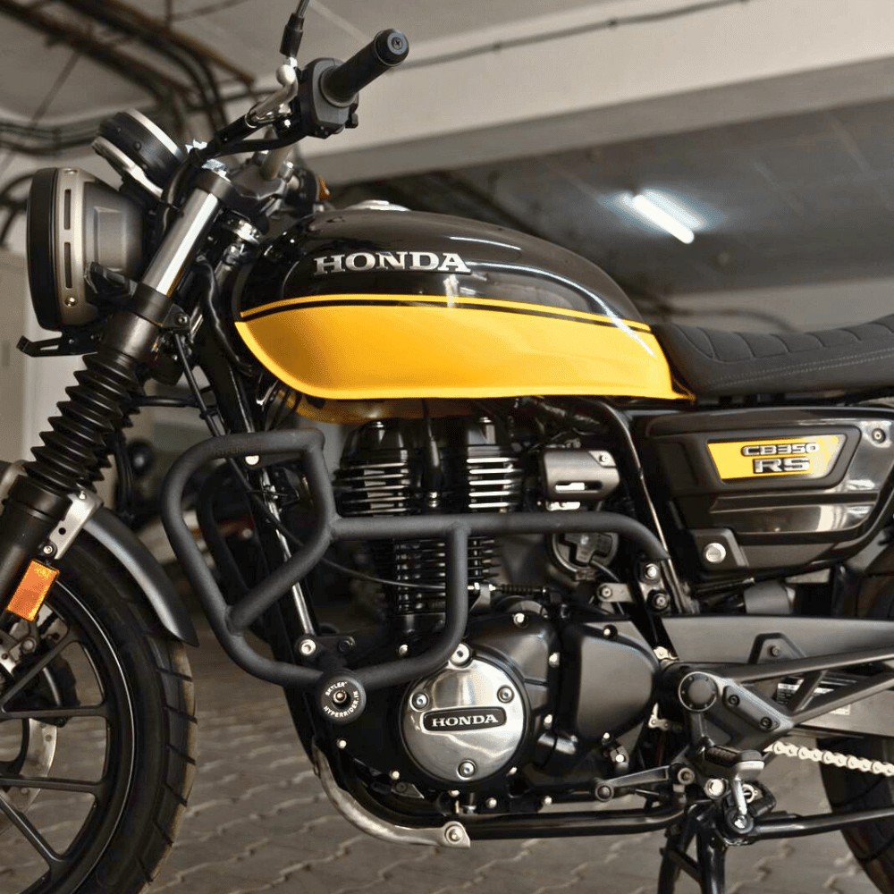 Hyperrider Crash Guard (Type 3) with Slider for Honda CB350 & H’ness CB350 - 6KIOMCrash Guard