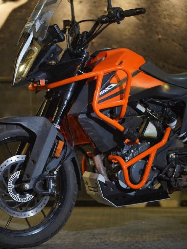 Hyperrider Crash Guard with Grab Slider - (Type 2) for KTM ADV 250/390 - 6KIOMCrash Guard