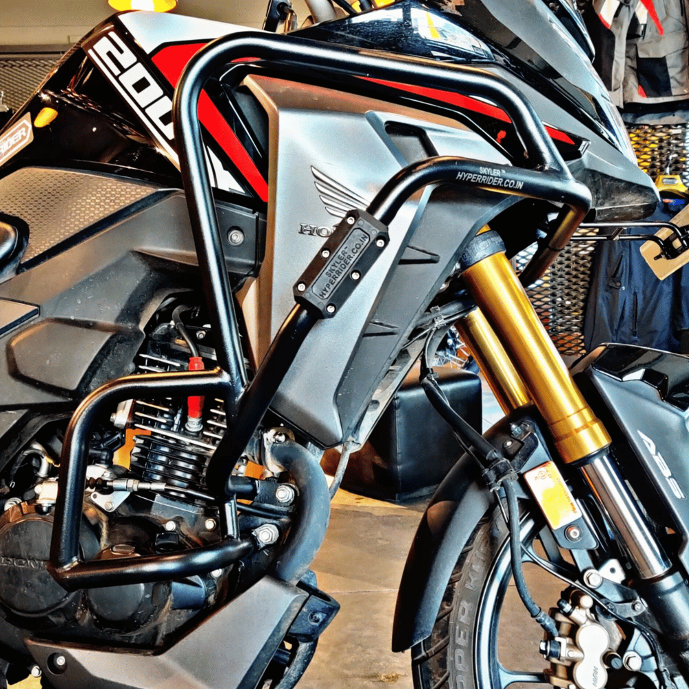 Hyperrider Crash Guard with Slider for Honda CB 200X / NX 200 - 6KIOMCrash Guard