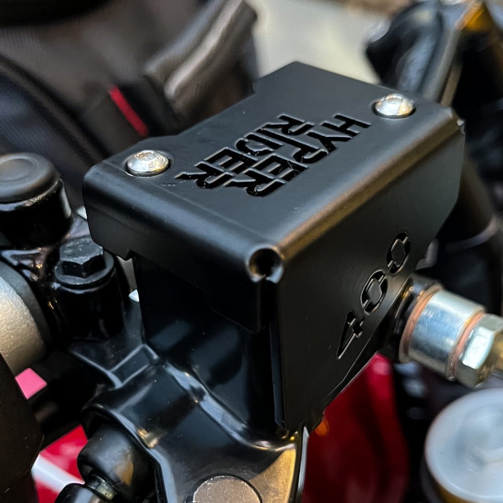 Hyperrider Front Fluid Reservoir Cover for Triumph Speed 400/Speed T4/Scrambler 400 X - 6KIOMReservoir Cap