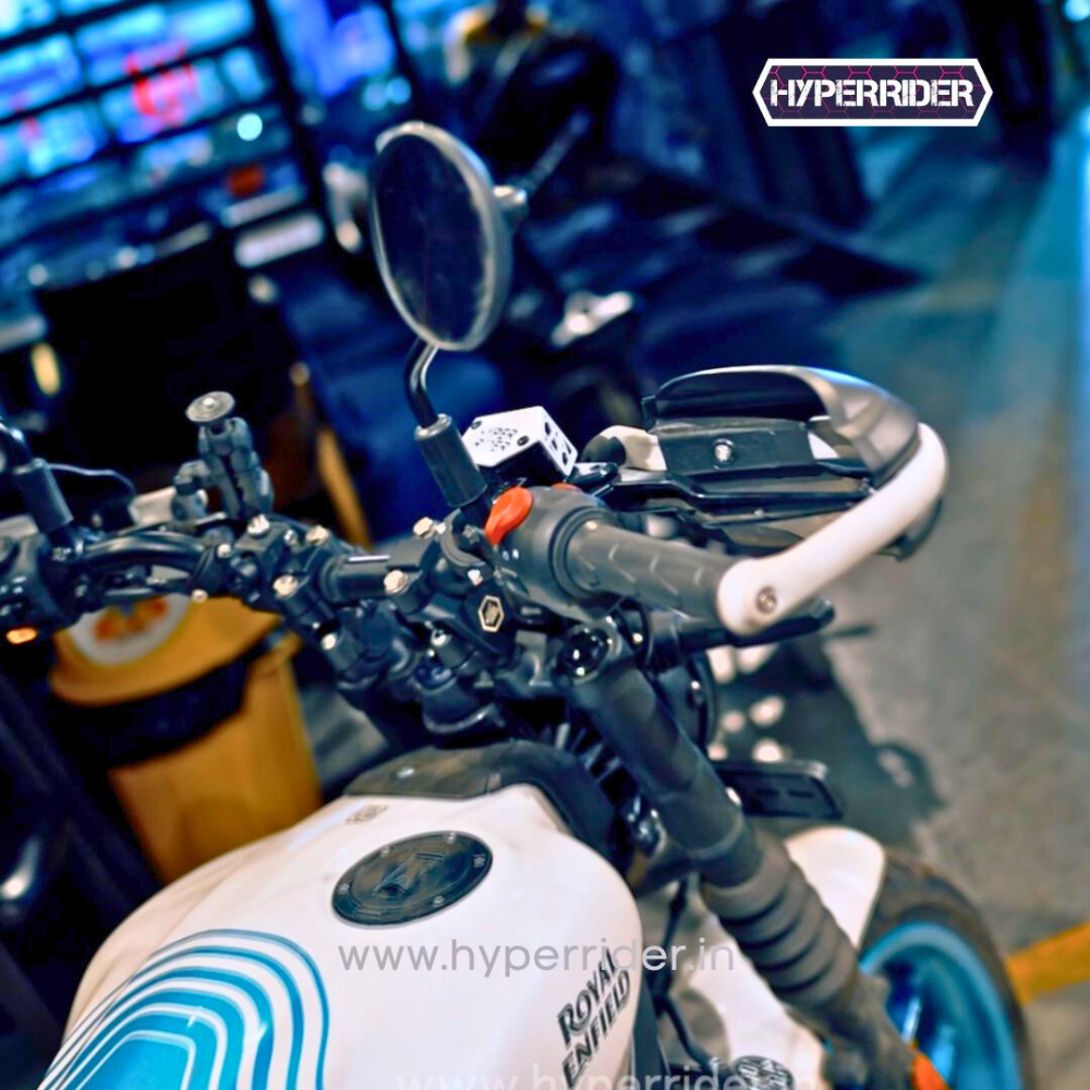 Hyperrider Front Fluid Reservoir Cover (Silver) for RE Himalayan 450 & Guerrilla 450 - 6KIOMReservoir Cap