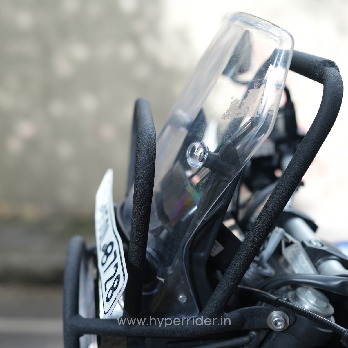 Hyperrider Head Lamp Grill & GPS Mount for Hero Xpulse 210 - 6KIOMHeadlight Grill