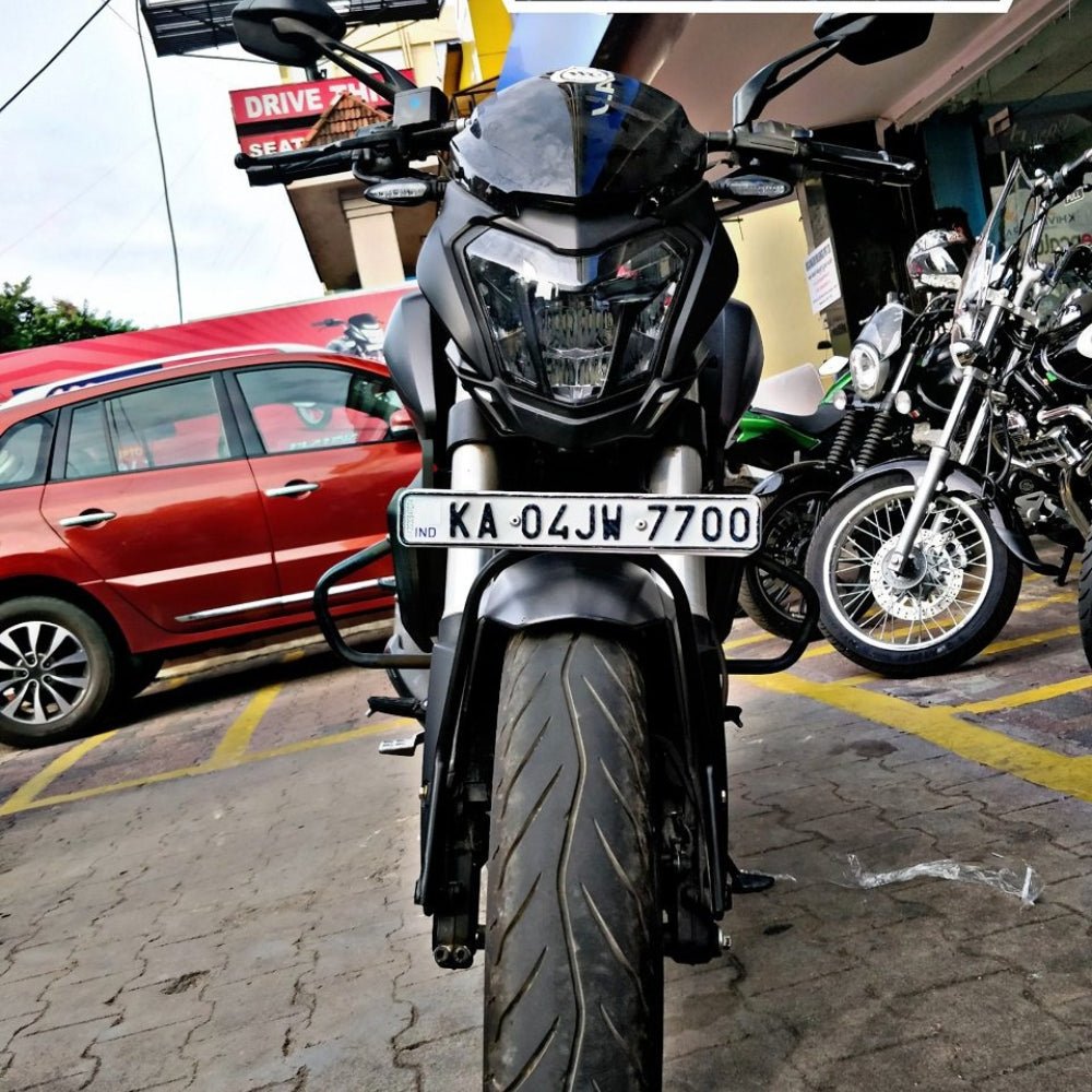 Hyperrider Number Plate Holder for Bajaj Dominar 250/400 & KTM Duke 125–390 - 6KIOMNumber Plate Holder