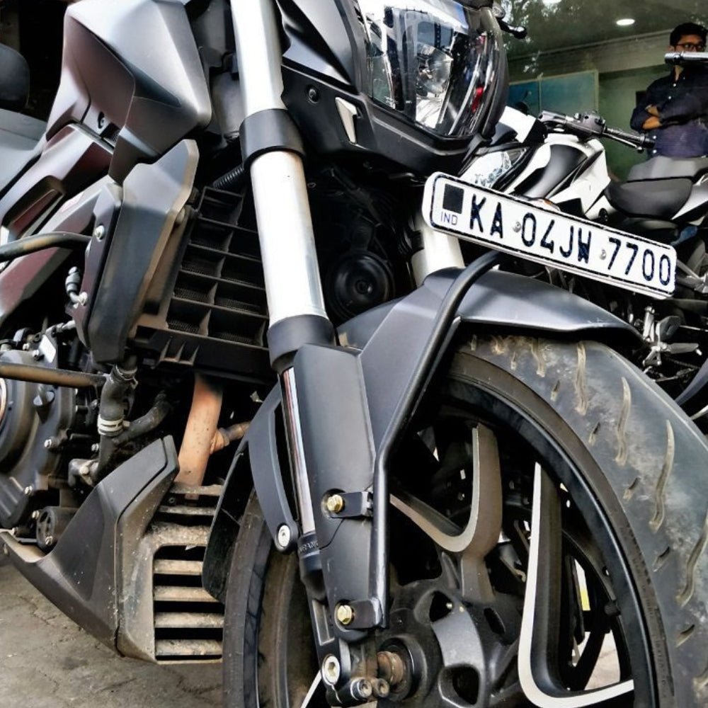 Hyperrider Number Plate Holder for Bajaj Dominar 250/400 & KTM Duke 125–390 - 6KIOMNumber Plate Holder