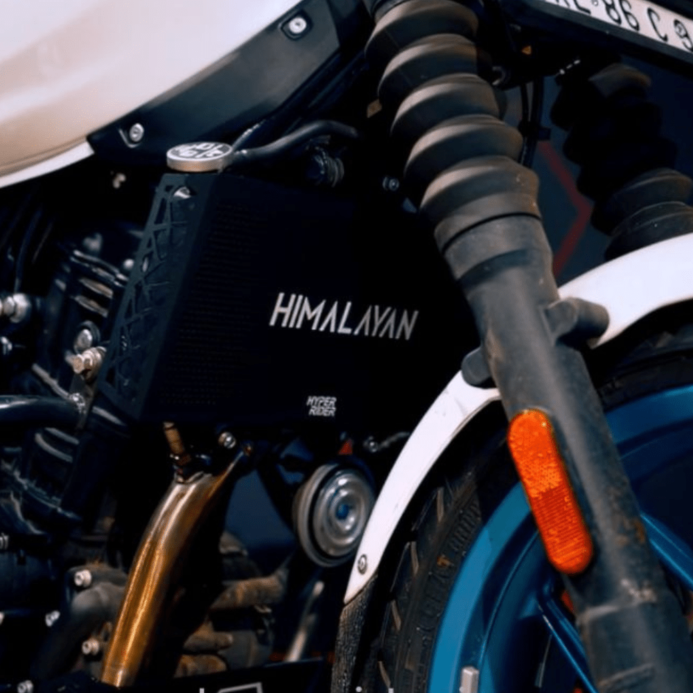 Hyperrider Radiator Guard (Black) for RE Himalayan / Guerrilla 450 - 6KIOMRadiator Guard