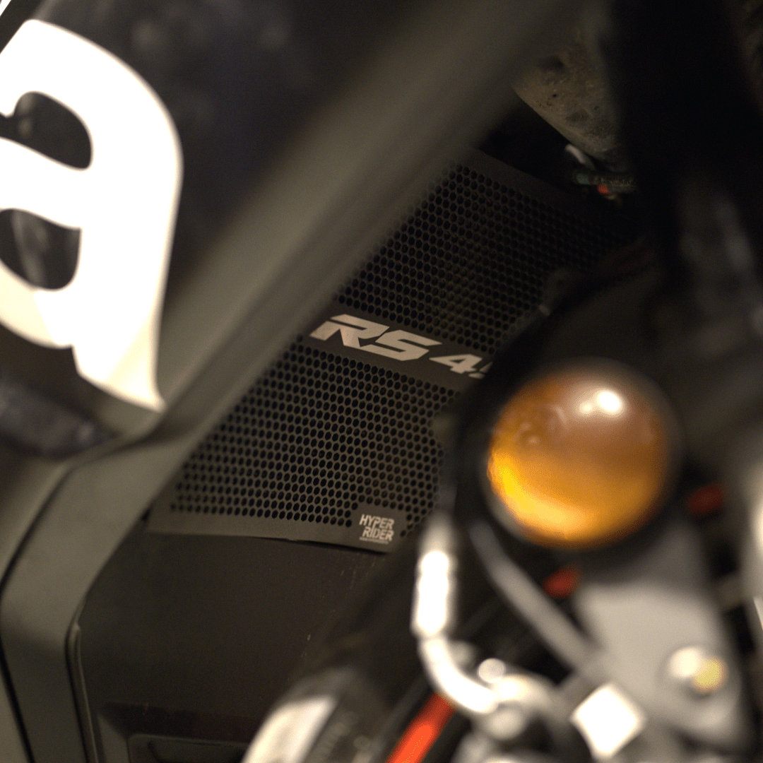 Hyperrider Radiator Guard for Aprilia RS 457 - 6KIOMRadiator Guard