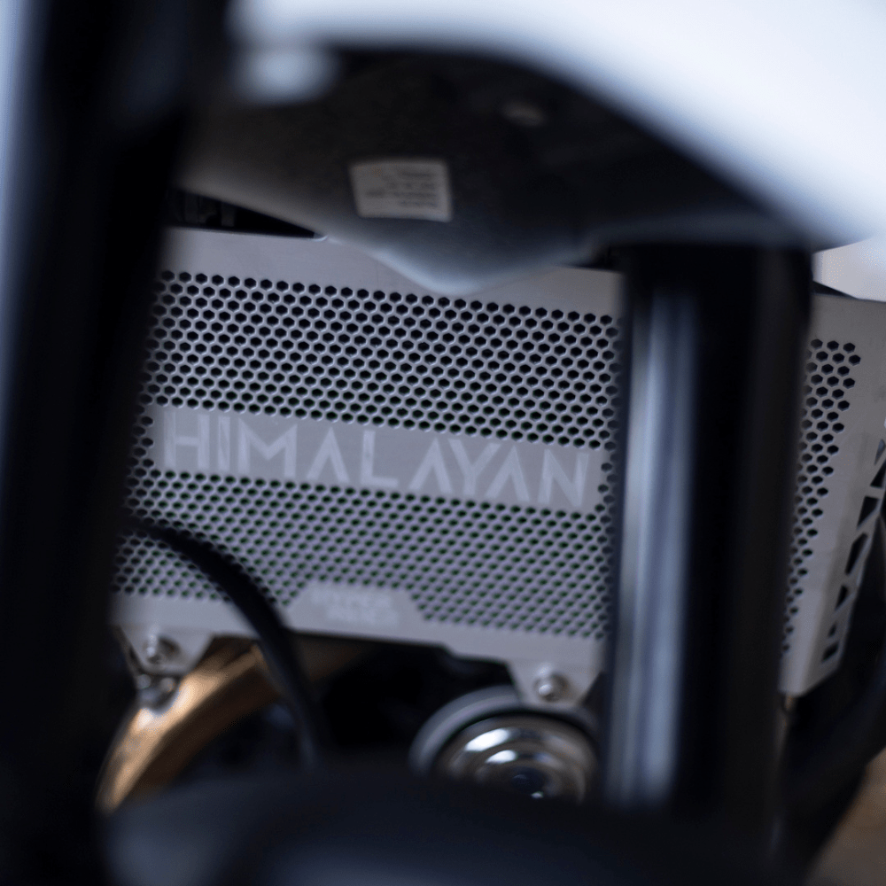 Hyperrider Radiator Guard (Silver) for RE Himalayan 450 - 6KIOMRadiator Guard
