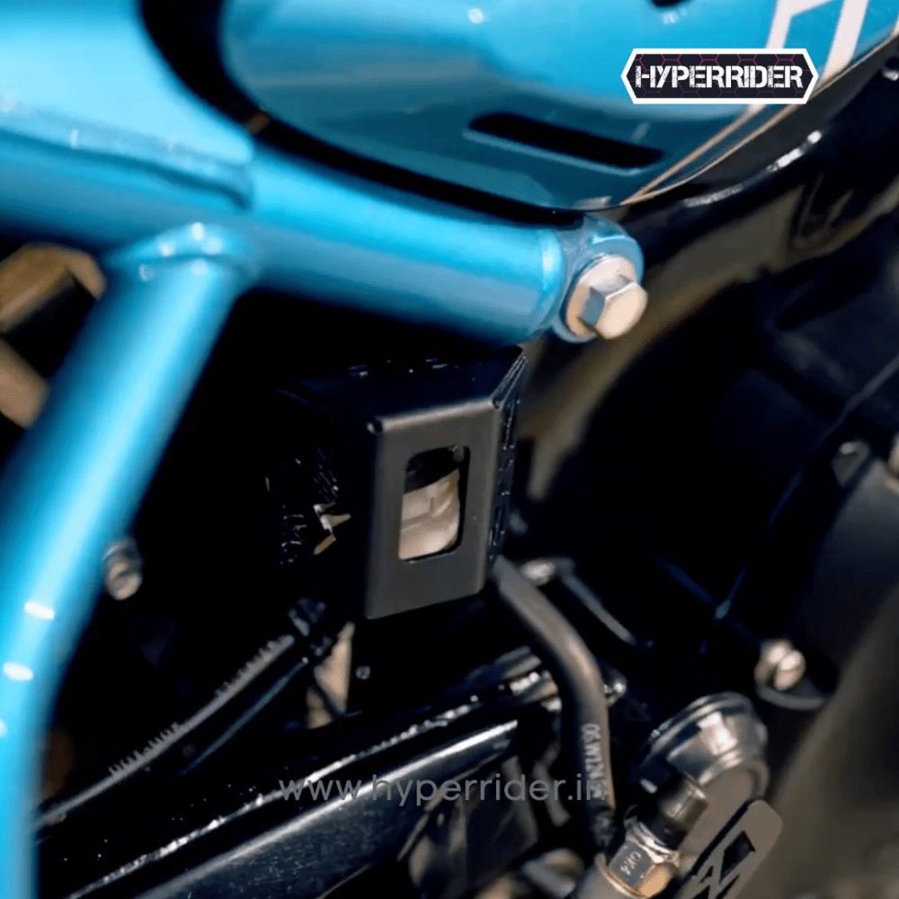 Hyperrider Rear Fluid Reservoir (Black) for RE Himalayan/Guerrilla 450 - 6KIOMReservoir Cap