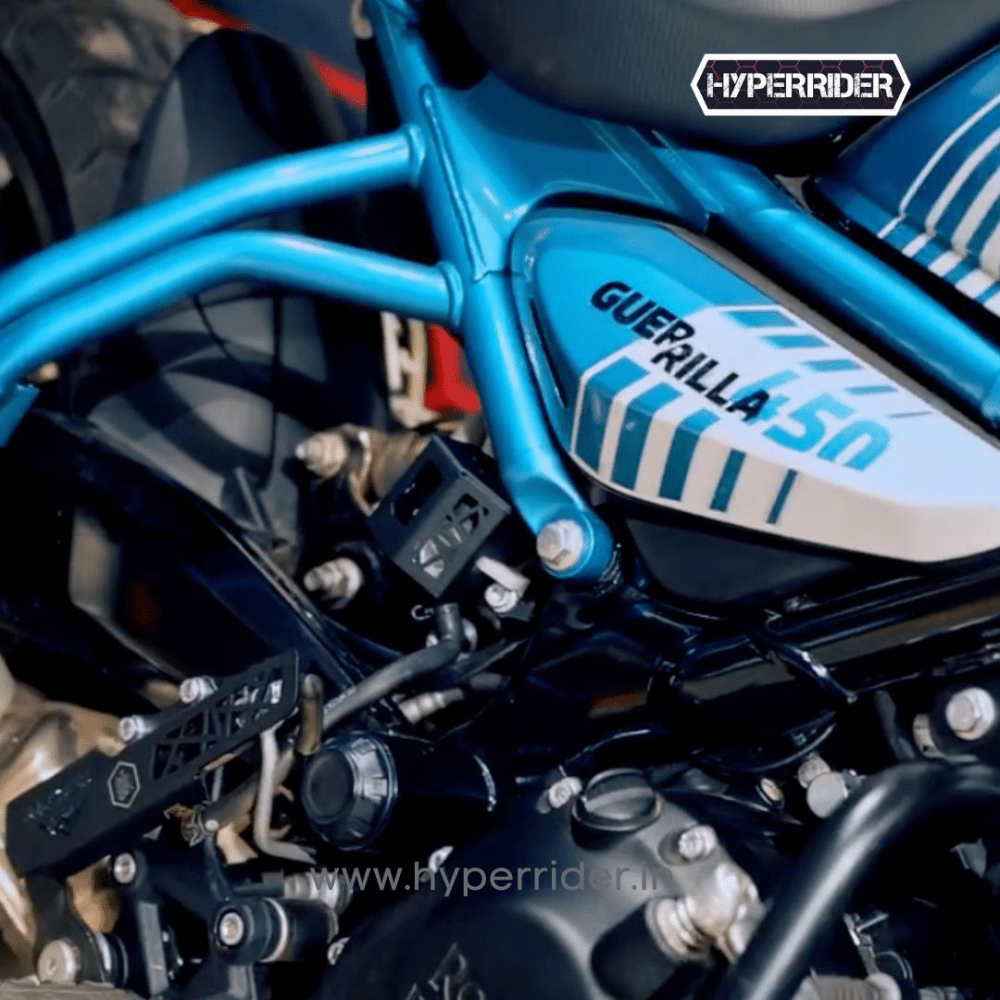 Hyperrider Rear Fluid Reservoir (Black) for RE Himalayan/Guerrilla 450 - 6KIOMReservoir Cap