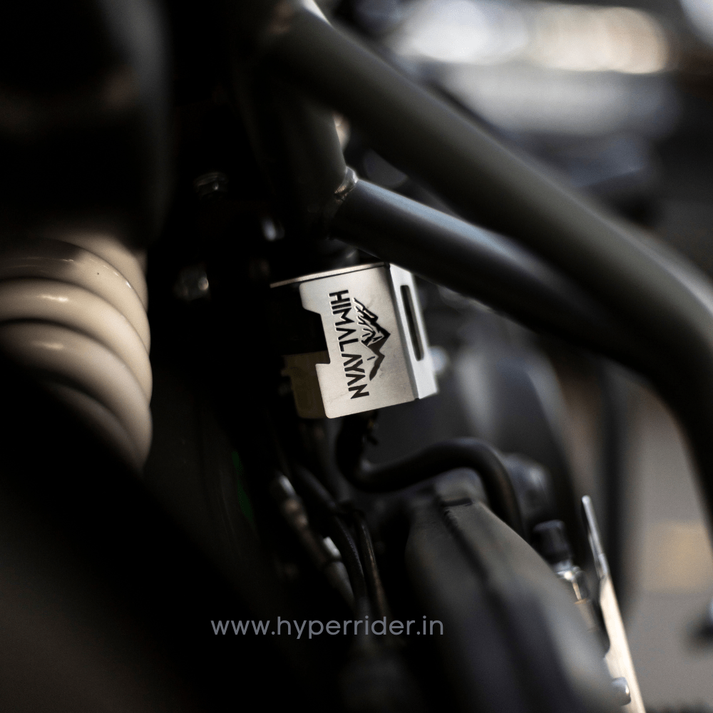 Hyperrider Rear Fluid Reservoir (Silver) for RE Himalayan 450 - 6KIOMReservoir Cap