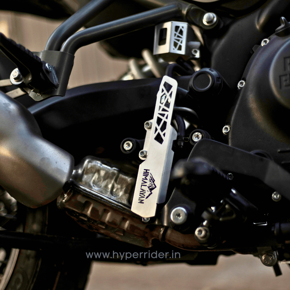 Hyperrider Rear Master Cylinder Cover (Silver) for RE Himalayan 450 - 6KIOMReservoir Cap