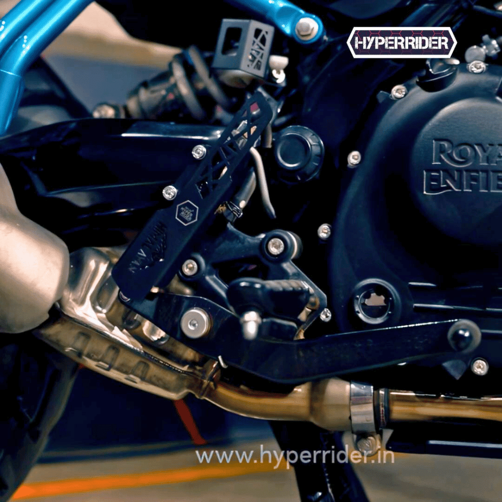 Hyperrider Rear Master Cylinder Cover(Black) for RE Himalayan/Guerrilla 450 - 6KIOMReservoir Cap
