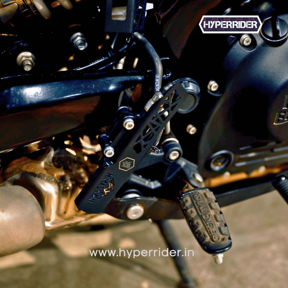 Hyperrider Rear Master Cylinder Cover(Black) for RE Himalayan/Guerrilla 450 - 6KIOMReservoir Cap