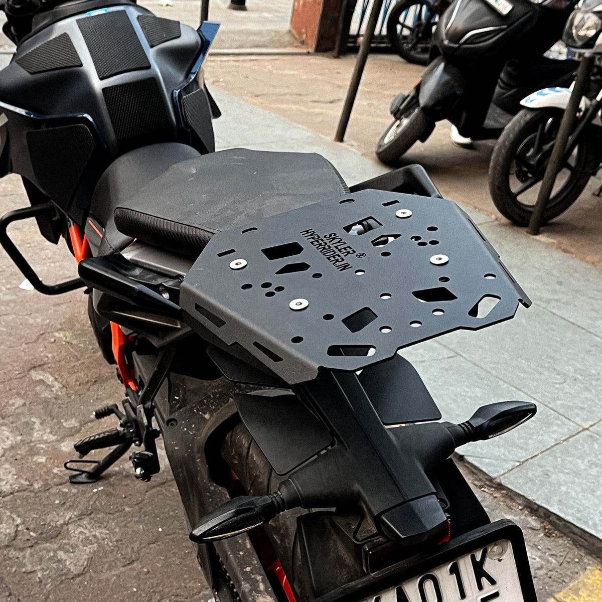 Hyperrider Top Rack W/Plate for KTM Duke 390 Gen 3 - 6KIOMTop Rack