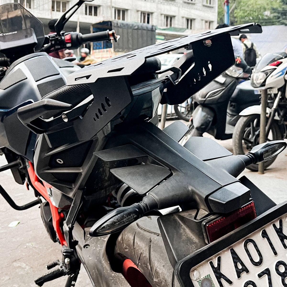Hyperrider Top Rack W/Plate for KTM Duke 390 Gen 3 - 6KIOMTop Rack