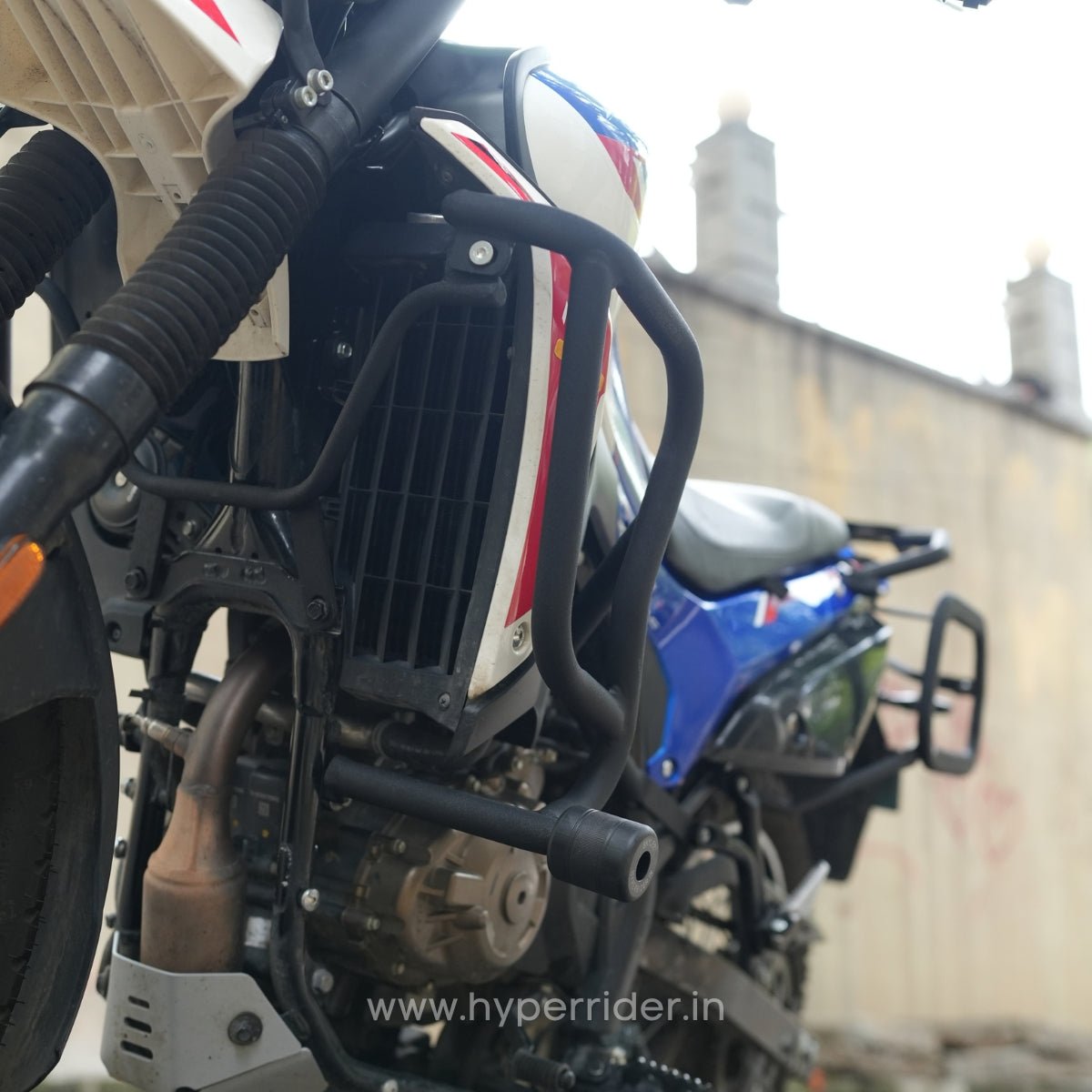 Hyperrider Upper Crash Guard with Grab Slider for Hero Xpulse 210 - 6KIOMCrash Guard