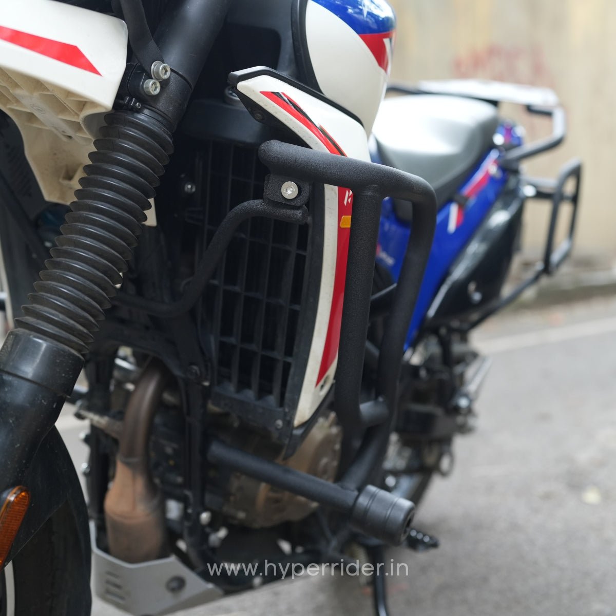 Hyperrider Upper Crash Guard with Grab Slider for Hero Xpulse 210 - 6KIOMCrash Guard