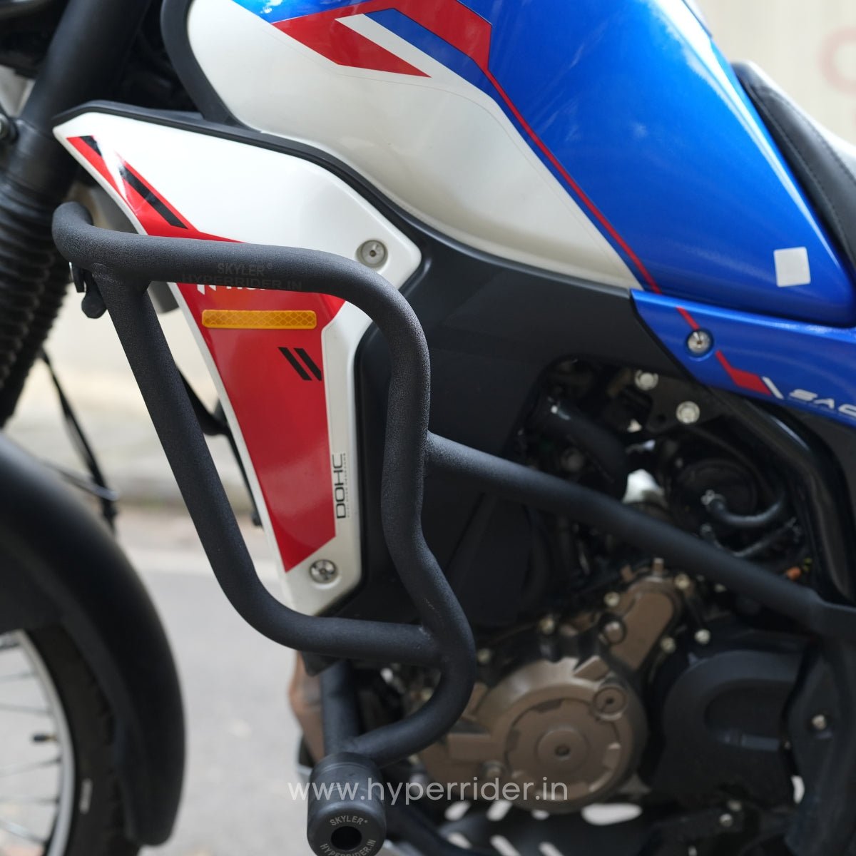 Hyperrider Upper Crash Guard with Grab Slider for Hero Xpulse 210 - 6KIOMCrash Guard