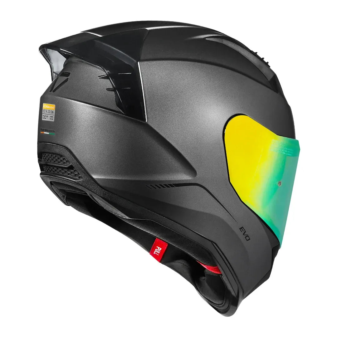 Korda EVO Solid matt grey helmet interior liner view