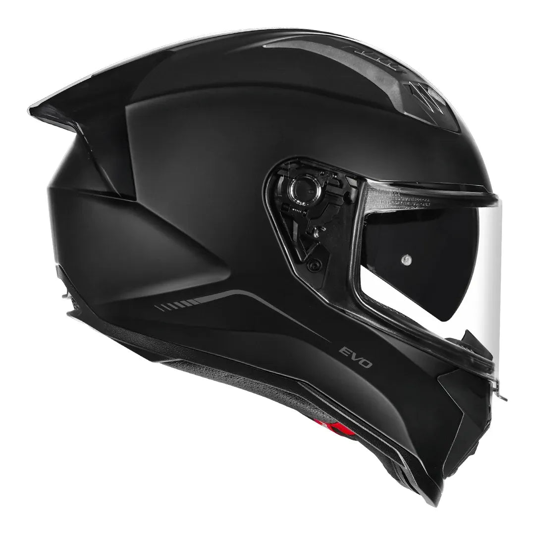 Korda EVO Solid matt black helmet interior liner view