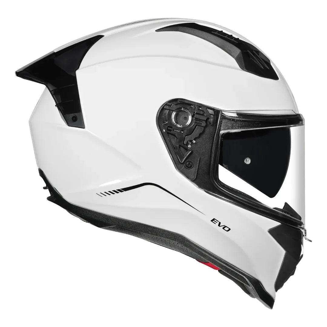 Korda EVO Solid gloss white helmet interior liner view