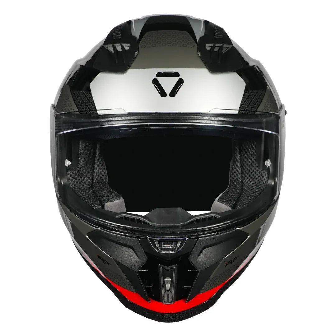 Korda EVO Chief gloss black red helmet with Fog-Free insert