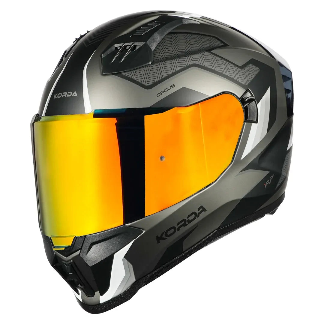 Korda EVO Orcus full-face helmet in matt grey colorway