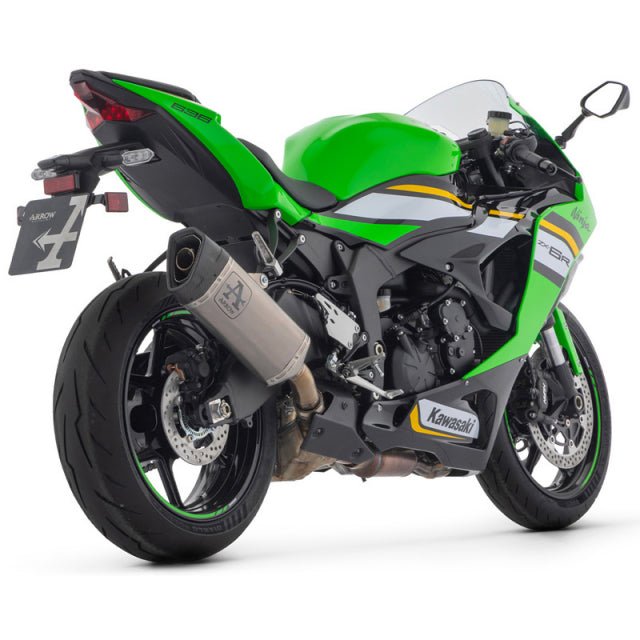Kawasaki ZX6R 2024+ Arrow Pro Race Titanium Slip - On Exhaust – 71509PT - 6KIOMPerformance Parts