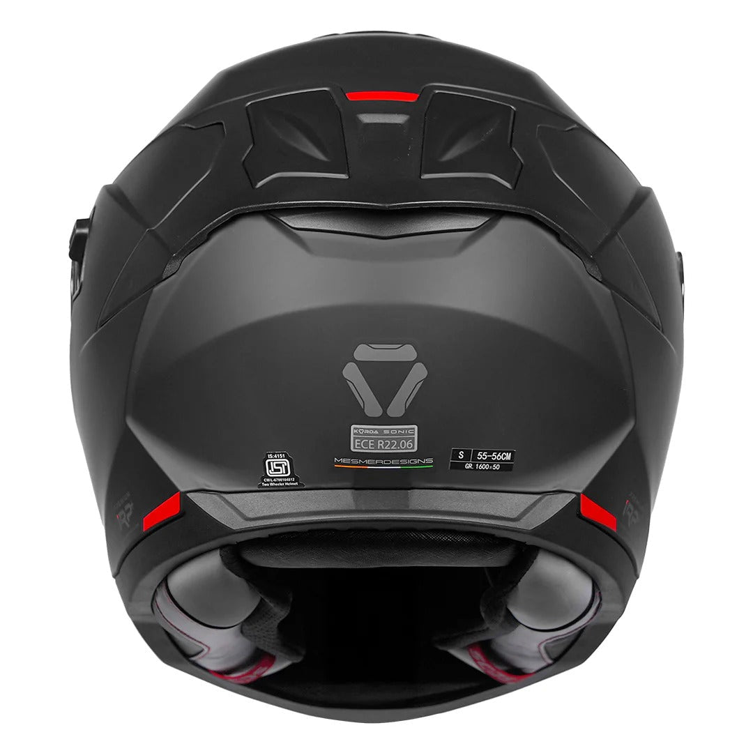 Korda Sonic GP Solid Helmet - 6KIOMHelmets