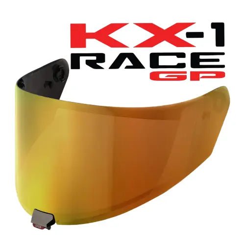 KYT KX - 1 Race GP Helmet Visor - 6KIOMHelmet Visor
