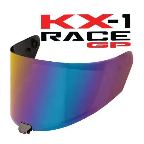 KYT KX - 1 Race GP Helmet Visor - 6KIOMHelmet Visor
