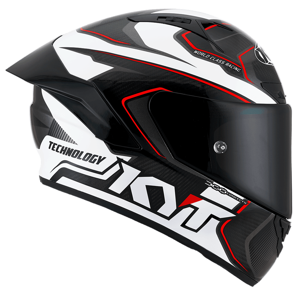 KYT NZ Race Carbon Competition White - 6KIOMHelmets