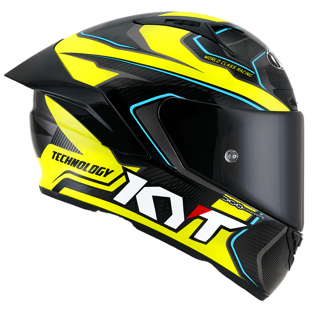 KYT NZ Race Carbon Competition Yellow - 6KIOMHelmets